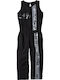 Kinder Overall Stoff Schwarz