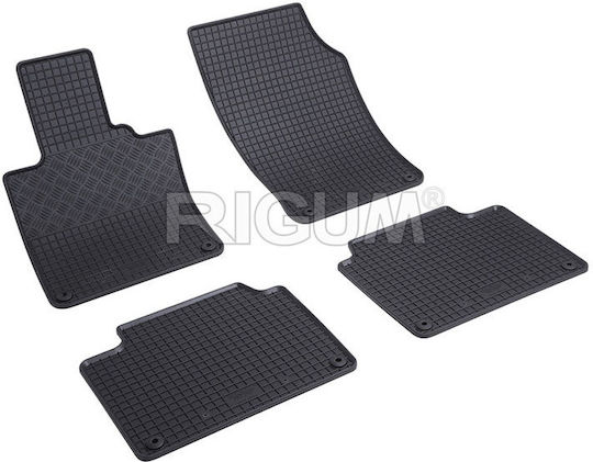 Rigum Set of Front and Rear Mats 4pcs for Volvo S90 / V90 Black