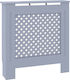 vidaXL Radiatorabdeckung Gray 78x19x81.5cm 3255...