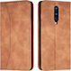 Bodycell Buchen Sie Synthetisches Leder Braun (OnePlus 8)