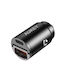 Aukey CC-A3 Încărcător Auto Cu Mufă De Brichetă 30W Cu Porturi 1xUSB-A 1xType-C Culoare Neagră