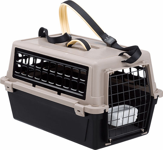 Ferplast Atlas 10 Trendy Plus Κλουβί Μεταφοράς Σκύλου Μαύρο 48x48x32.5cm