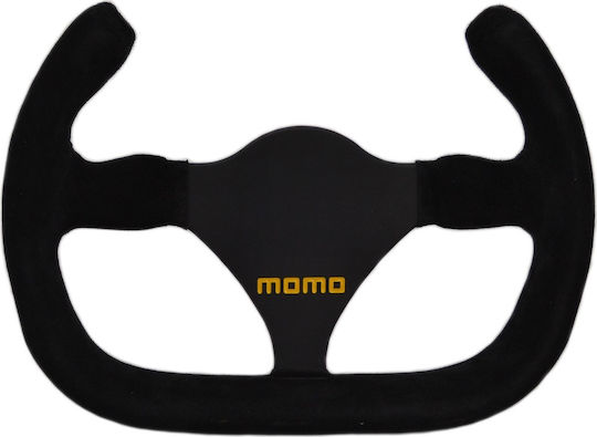 Momo Τιμόνι Αυτοκινήτου MOD 27/C C.96 DNER27 Τριάκτινο με Διάμετρο 27cm Μαύρο/Μαύρο