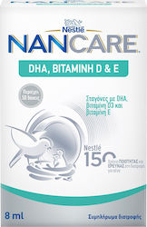 Nestle Nancare Σταγόνες με DHA, Βιταμίνη D3 & E Πολυβιταμίνη 8ml