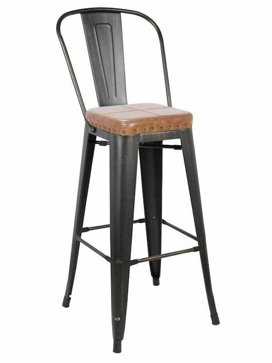 Metallischer Gartenhocker für Bar Außenbereich ...