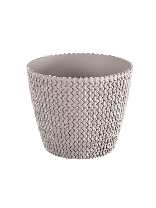 Prosperplast Γλάστρα Splofy Flower Pot 29.5x24.9cm in Beige Color DSP300-7529U