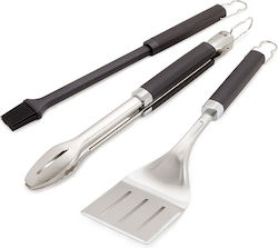 Weber Set de 3 unelte BBQ cu Pensete, Spatula și Liner 6764