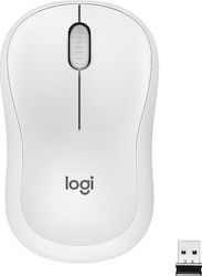 Logitech M220 Silent Ασύρματο Ποντίκι Λευκό