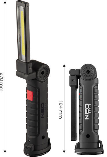 Neo Tools Battery Workshop Light LED with Brightness up to 200lm