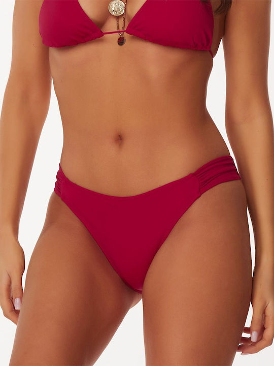 BP-1082 Bikini Slip Burgundisch