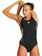 Arena Swim Pro Sportlicher Badeanzug Schwarz