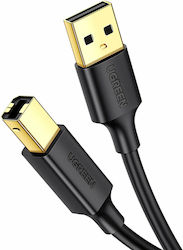 Ugreen USB 2.0 Cable USB-A male - USB-B male Μαύρο 1m (20846)