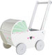 Ecotoys Doll Stroller Ξύλινo Καρότσι για Κούκλες made of Wood for 3+ Years Old