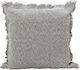Espiel Espiel Sofa Cushion 100% Cotton Gray 40x40cm