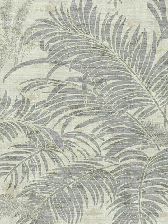 Wallpaper Vinyl Gray L1005xW53cm Washable