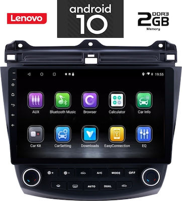Lenovo Car-Audiosystem für Honda Übereinstimmung mit Klima (Bluetooth/USB/AUX/WiFi/GPS) mit Touchscreen 10.1" IQ-AN X6782_GPS