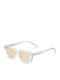 Bolon Unisex Sunglasses with Transparent Plastic Frame and Beige Lens BL3039E90