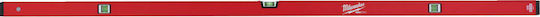 Milwaukee Redstick Spirit Level Aluminum 140cm with 2 Eyes