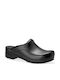 Sanita San Flex Din piele Anatomici Sabot Negre