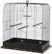 Zolux Vogelkäfig Retro Madeleine 54x34x53cm Schwarz 53x34x54cm