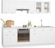 Floor / Wall Kitchen Cabinets Set Λευκό L60xW31xH60cm