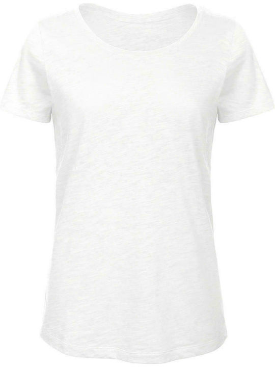 B&C TW047 Women's Short Sleeve Promotional T-Shirt White