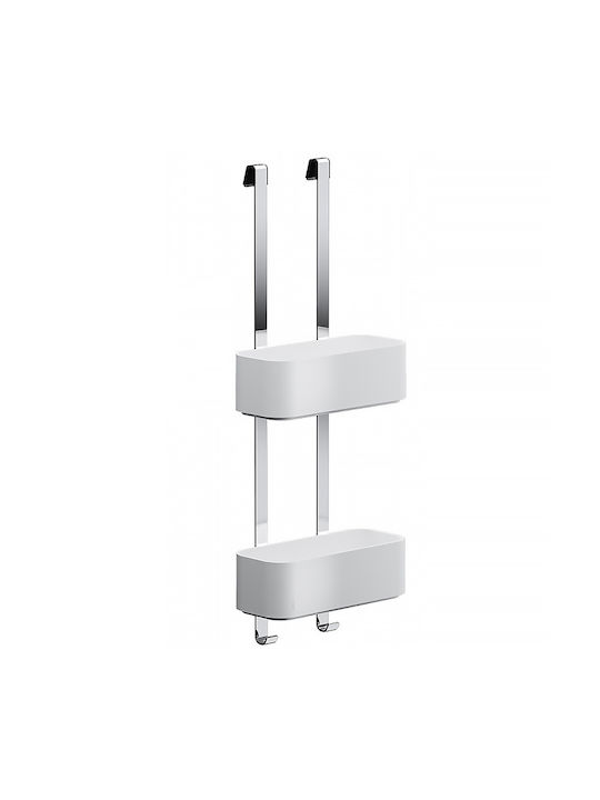 Geesa Wandmontiert Veranstalter Inox Chrome Matt Chrom