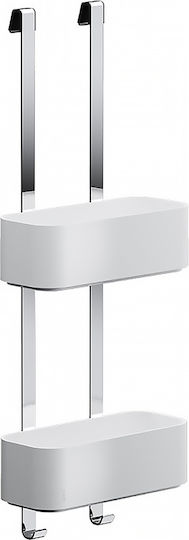 Geesa Inox Organizer Wall Mounted Chrome Matt Chrome