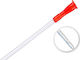 Bournas Medicals Nelaton Catheter No 18 in Red Colour 1 Piece