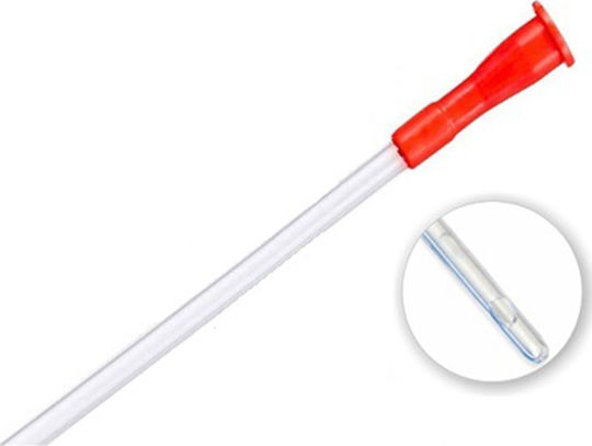 Bournas Medicals Nelaton Catheter No 18 in Red Colour 1 Piece