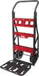 Milwaukee Transport Trolley Packout Foldable for Weight Load up to 180kg Red