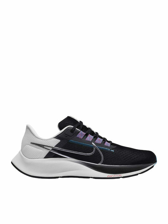 Nike Air Zoom Pegasus 38 Ανδρικά Αθλητικά Παπούτσια Running Μαύρα