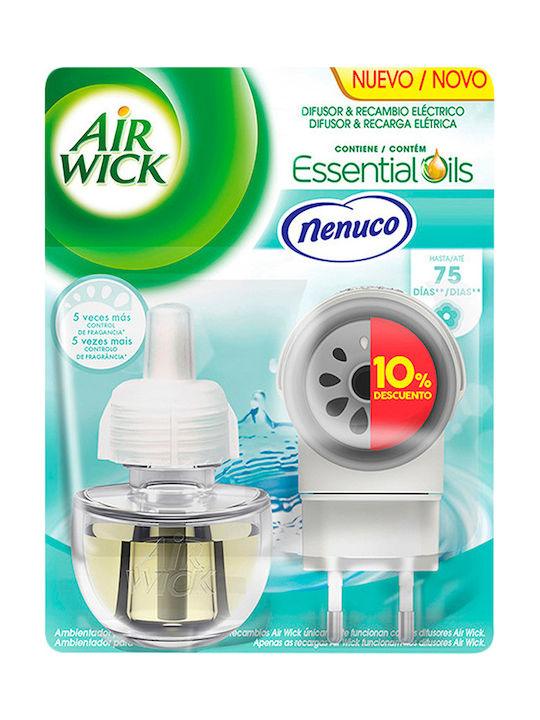 Airwick Plug-in Device Essential Oils with Fragrance Nenuco 1pcs 19ml