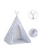 vidaXL Kids Indian Teepee Play Tent Gray