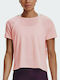 Under Armour Tech Vent Γυναικείο Αθλητικό T-shirt με Διαφάνεια Ροζ