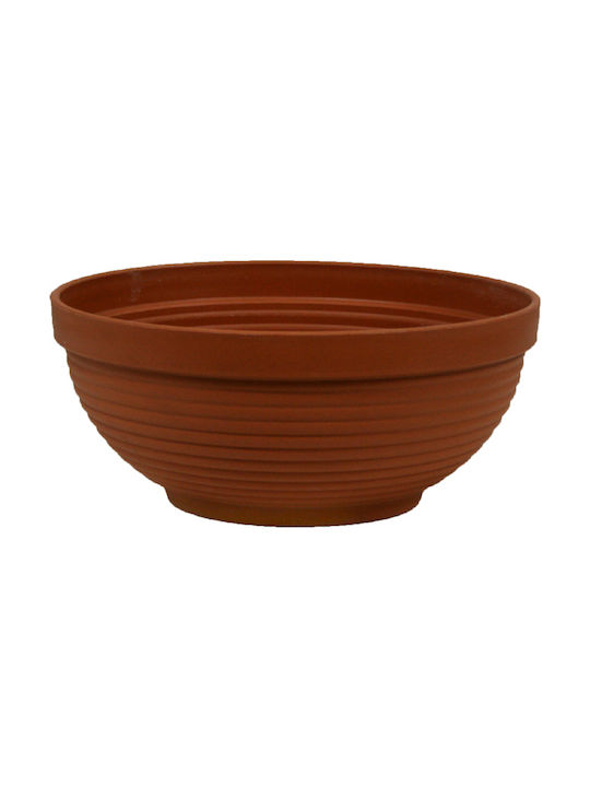 Marhome Miski Ø76mm Round Pot 76x27cm in Brown Color 09-00-142-1