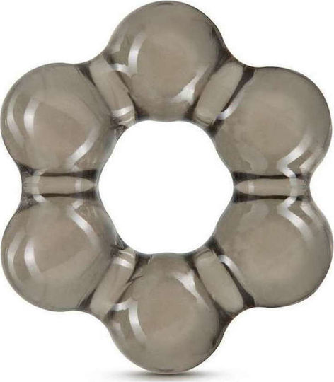 Blush Stay Hard Thick Bead Cock Ring Cock Ring Cock Negru