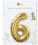 Large gold balloon size 6 - 85cm