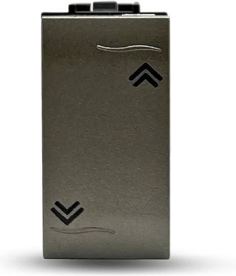 Geyer Recessed Rotary Switch Key without Frame White