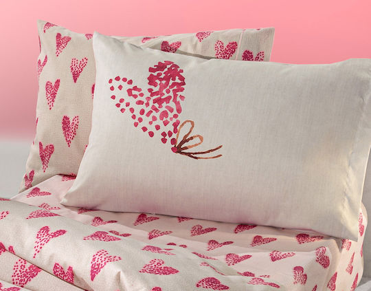 Saint Clair Lollipop Παιδική Μαξιλαροθήκη 50x70εκ. Ροζ