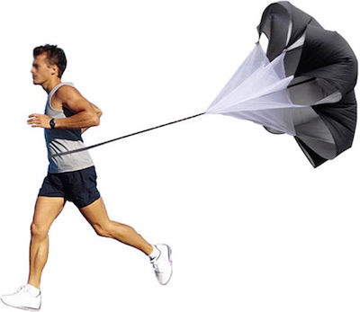 Liga Sport Speed Chute Speed Parachute με Μικρή Αντίσταση In Black Colour