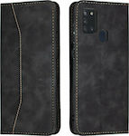 Bodycell PU Leather Wallet Δερματίνης Μαύρο (Galaxy A21s)