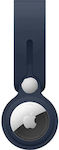 Apple Loop Silicone Keychain Case for AirTag Deep Navy