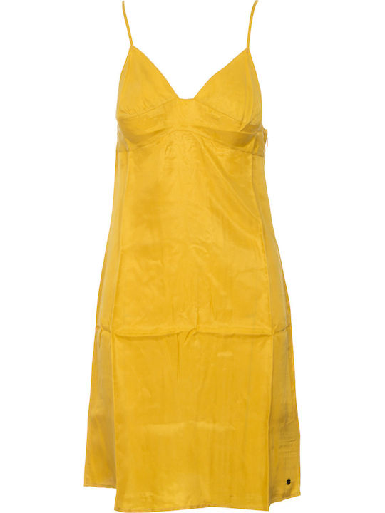 Superdry Sommer Mini Kleid Gelb