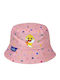 Stamion Kids' Hat Bucket Fabric Baby Shark Pink