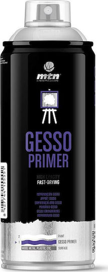 Montana Colors Pro Primer Gesso Grundierung Transparent Für Holz und Stoff 400ml
