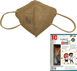 Famex Kids Mask FFP2 NR Schutzmaske FFP2 Beige ...