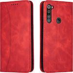 Bodycell PU Leather Buchen Sie Synthetisches Leder Rot (Redmi Note 8) 04-00458