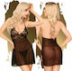 Penthouse Bedtime Story Chemise Black