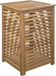 Atmosphera Καλάθι Απλύτων Bamboo 65lt με Καπάκι 40x40x58cm Καφέ